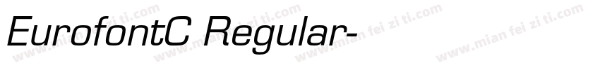EurofontC Regular字体转换